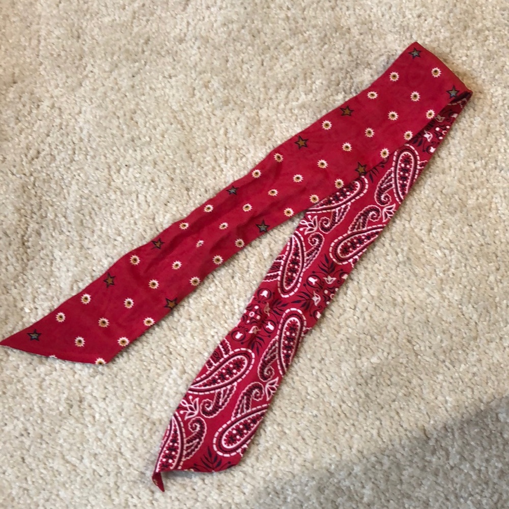 100% silk Madewell skinny bandana!